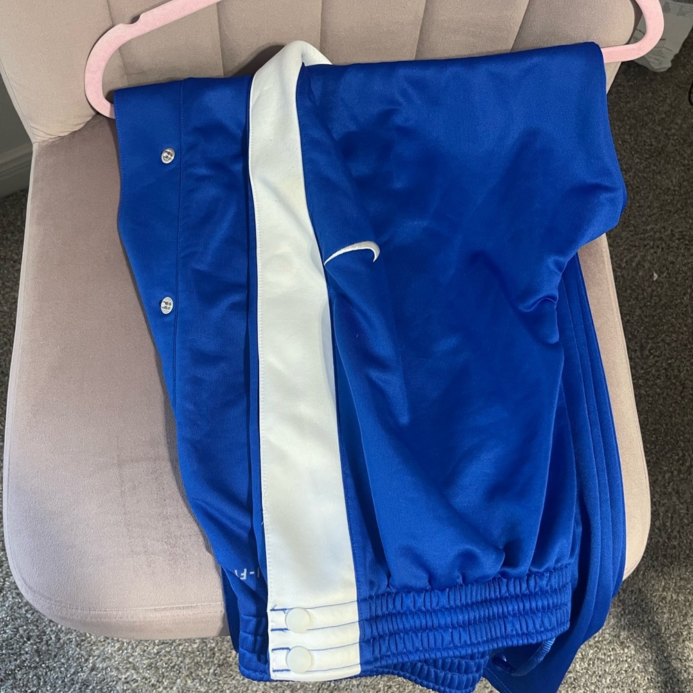 Nike dry fit snap pants.